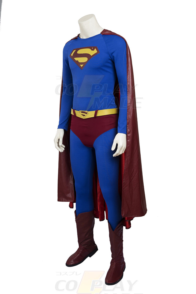 2016 Superman Returns Cosplay Halloween Karneval Kläder Zentai Suit Sverige
