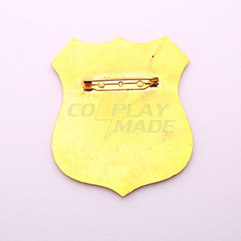 Fantasias de Zootopia Judy Hopps Rabbit Constable Police Badge Brooch Metal Cosplay Brasil