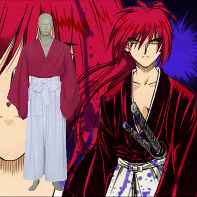 Rurouni Kenshin Himura Cosplay Costumi Carnevale