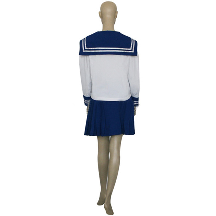 Gravitation Shuichi Shindo Blue Girls Skoleuniform Cosplay Kostume Fastelavn