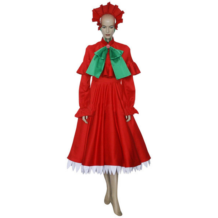 Déguisements Rozen Maiden Shinku Pure Ruby Costume Carnaval Cosplay