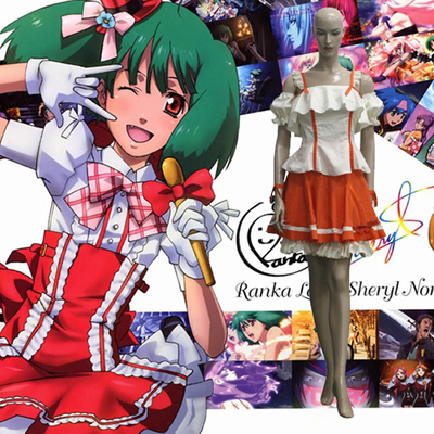 Top The Super Dimension Fortress Macross Ranka Lee Cosplay Costumes Sydney