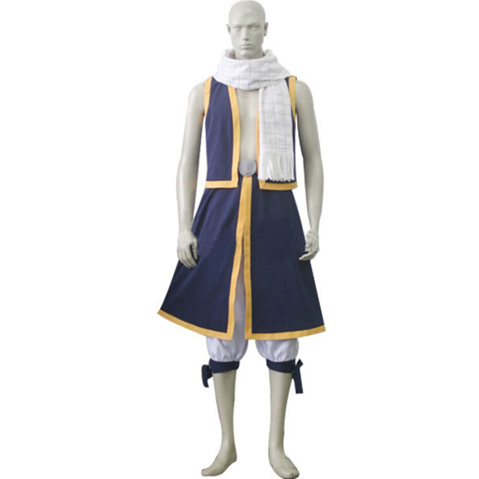 Luksuriøs Fairy Tail Natsu Dragneel udklædning Fastelavn Kostumer