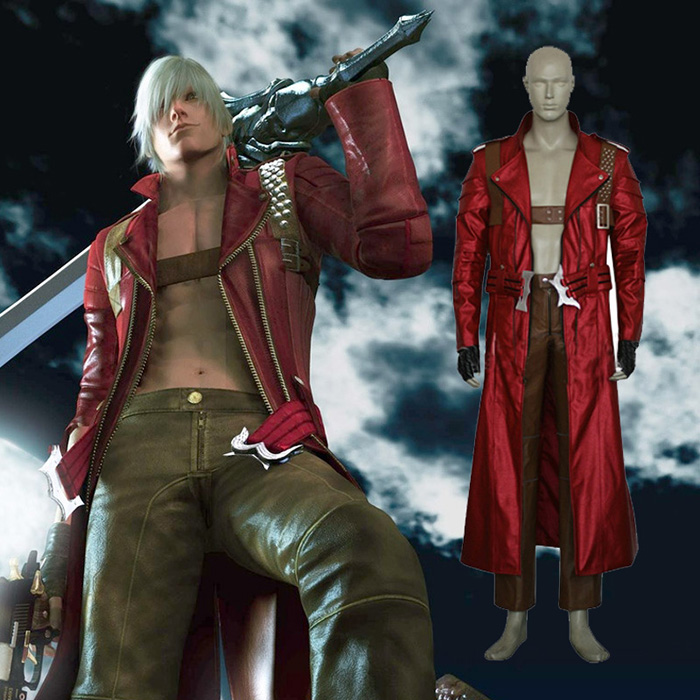 Déguisements Devil May Cry 3 Dante third Costume Carnaval Cosplay