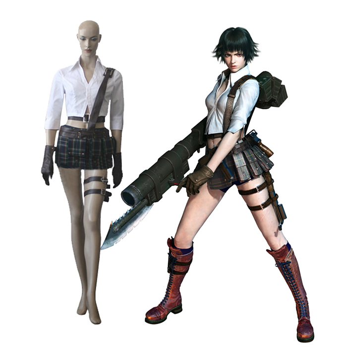 Déguisements Devil May Cry Three Three Lady Costume Carnaval Cosplay