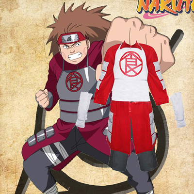 Naruto Shippuden Akimichi Chouji Cosplay Kostume Fastelavn