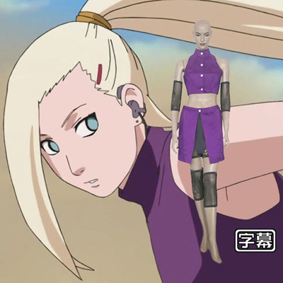 Luksuriøs Naruto Shippuden Ino Yamanaka udklædning Fastelavn Kostumer