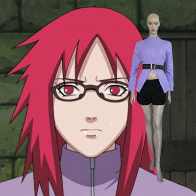 Naruto Karin Cosplay Kostume Tøj Fastelavn