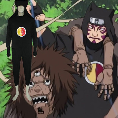 Naruto Kankuro Cosplay Kostym Kläder Karneval