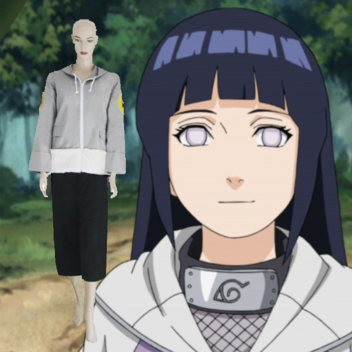 Naruto Hinata Hyuga Cosplay Kostume Fastelavn
