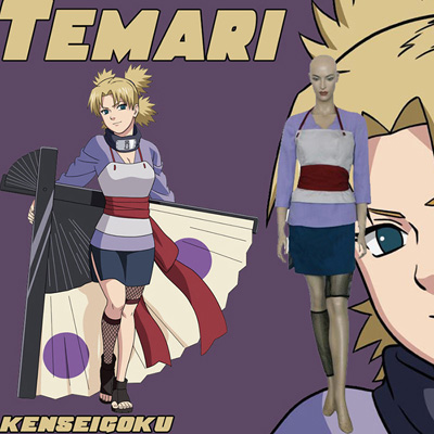 Naruto Temari Cosplay Outfits Clothing