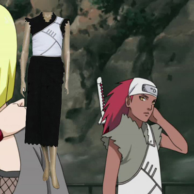 Naruto Team Cloud Karui Cosplay Outfits
