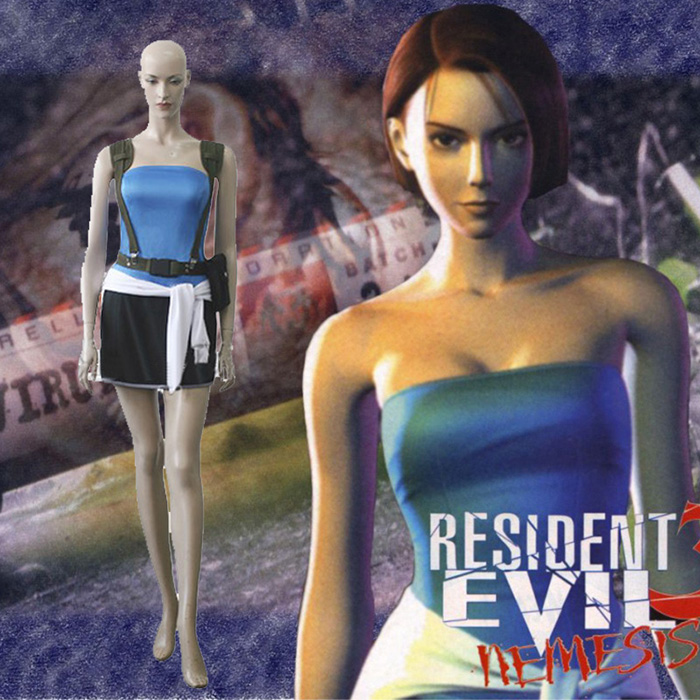 Luksuriøs Resident Evil 3 Jill Valentine udklædning Fastelavn Kostumer