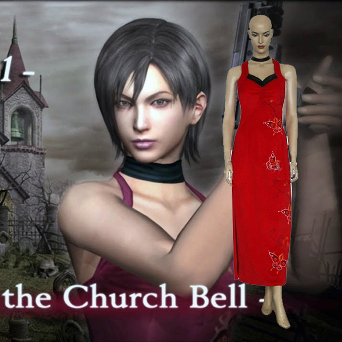 Resident Evil 4 Ada Wong Cosplay Kostume Fastelavn