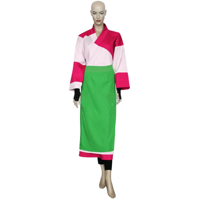 Luksuriøs Inuyasha Kikyou Coral Kimono udklædning Fastelavn Kostumer