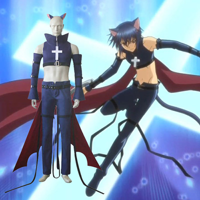 Shugo Chara! Ikuto Tsukiyomi Black Lynx Cosplay Kostuums