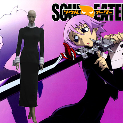 Soul Eater Chrona Cosplay Kostume Anime Fastelavn