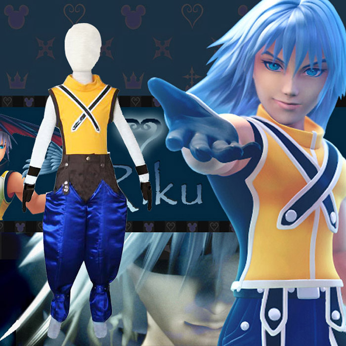 Déguisements Kingdom Hearts 1 Riku Costume Carnaval Cosplay Enfants