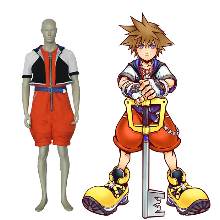 Déguisements Kingdom Hearts 1 Sora Costume Carnaval Cosplay
