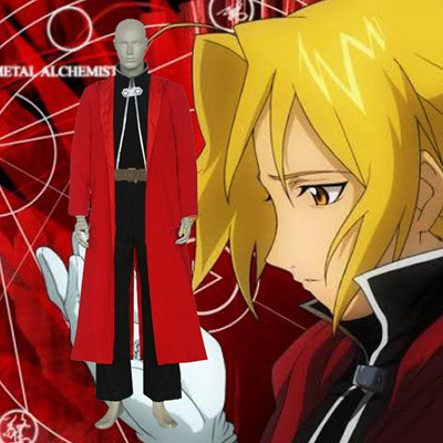 Fullmetal Alchemist Edward Elric Cosplay Costumi Carnevale