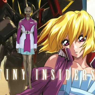 Luksuriøs Mobile Suit Gundam Seed Stellar Loussier udklædning Fastelavn Kostumer