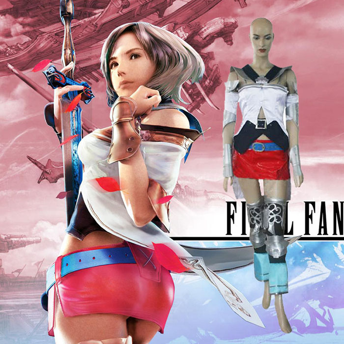 Final Fantasy XII 12 Ashe Cosplay Kostume Fastelavn