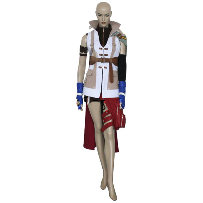 Final Fantasy XIII Lightning Cosplay Kostume Fastelavn