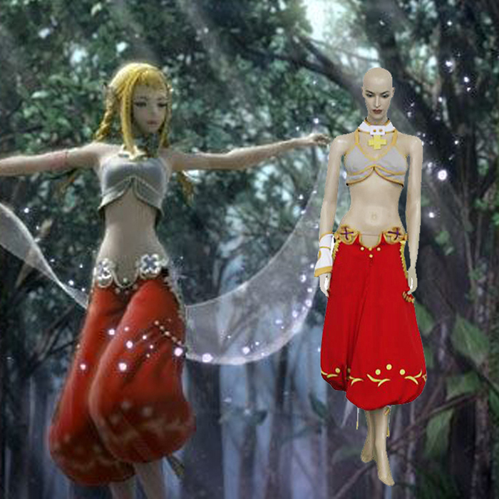 Final Fantasy XII 12 Penelo Cosplay Kostume Tøj Fastelavn