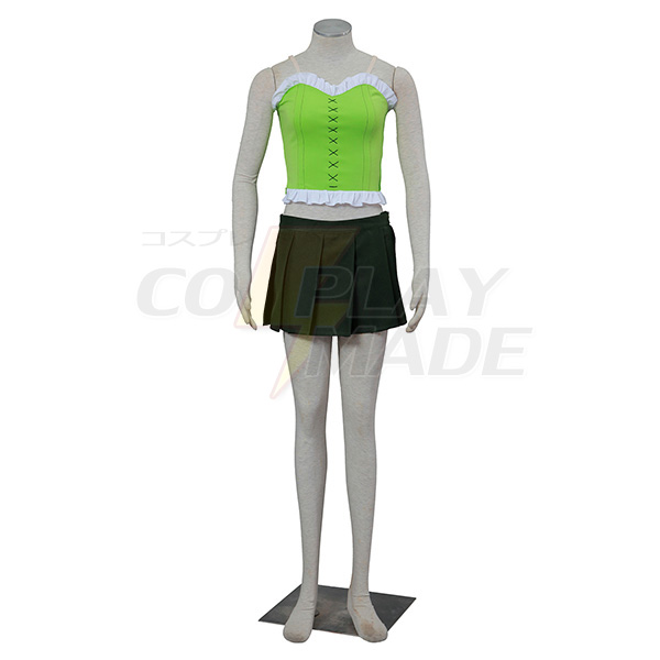 New Style Anime Fairy Tail Lucy III Green Cosplay Kostumer Fastelavn