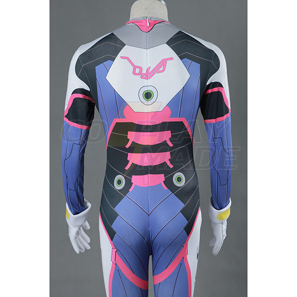 Overwatch OW Játék Dva Cosplay Halloween Jelmez Zentai Suit Karnevál