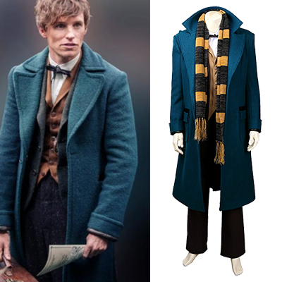 Fantastic Beasts And Where To Find Them Cosplay Kostume Hele sæt Fastelavn