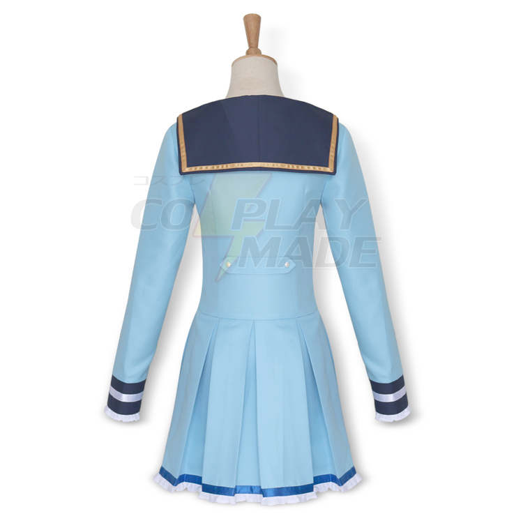 Aikatsu Stars! Nijino Yume Sailor Uniform Cosplay Kostume Fastelavn