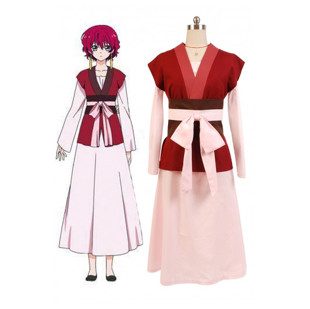 Akatsuki no Yona Princess Dress Cosplay Kostume Fastelavn