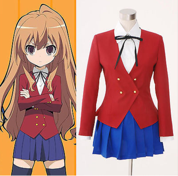 Toradora Taiga Aisaka School Uniform Cosplay Costume