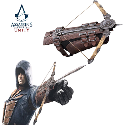 Assassin Creed Unity Arno A zöld íjász Phantom Blade Gauntlet Cosplay Kellékek Karnevál