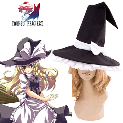 Touhou Project Marisa Kirisame Dienstmeisje hoed Carnaval Halloween