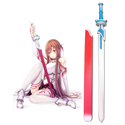 Sword Art Online Yuki Asuna White Svärd Cosplay Rekvisita Karneval