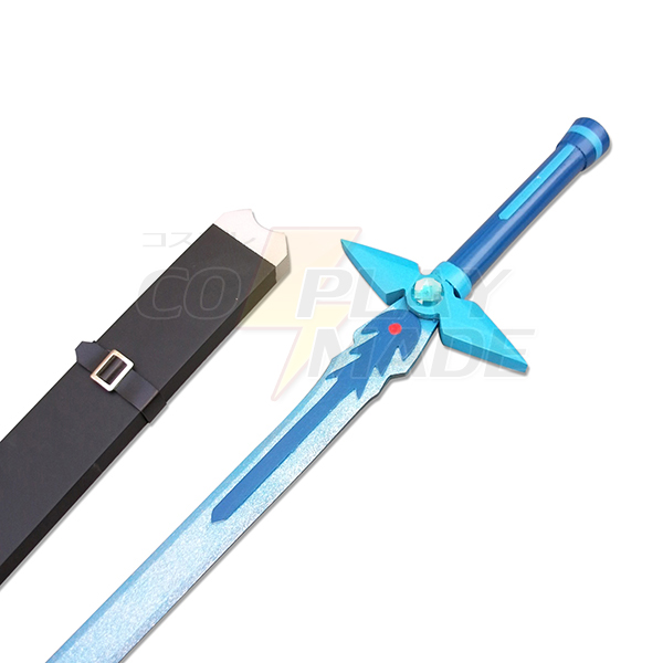 Sword Art Online Kirito Miekka Puinen Made Kanssa Puinen Cosplay Rekvisiitta Naamiaisasut