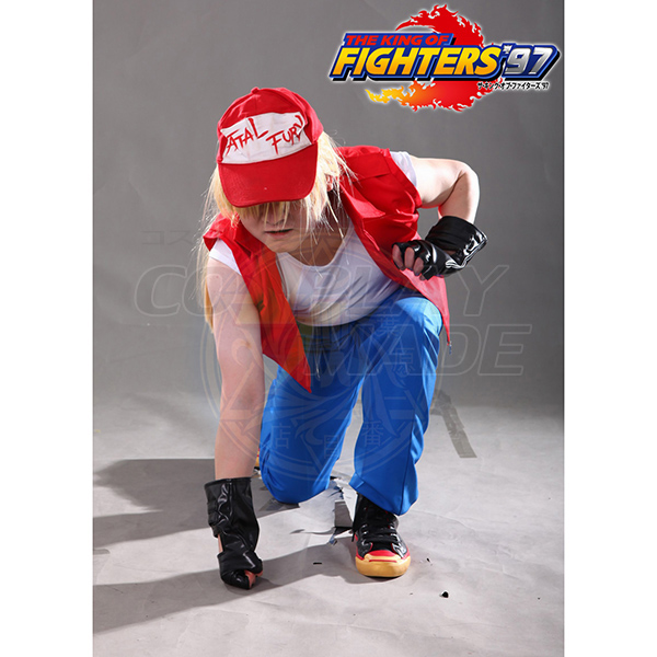 The King of Fighters Terry Bogard Cosplay Kostume Fastelavn