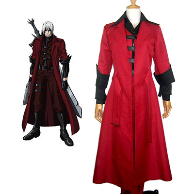Devil May Cry 3 Dante Coat Cosplay Kostumer Fastelavn