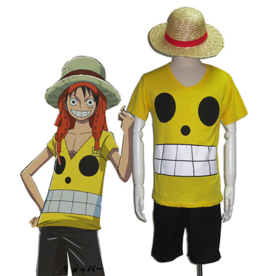 One Piece Film Z Monkey·D·Luffy Été Cosplay Costume Carnaval