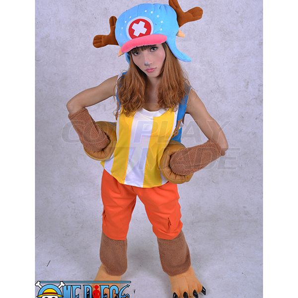 One Piece Tony Tony Chopper 2 år senere Cosplay Kostyme Karneval