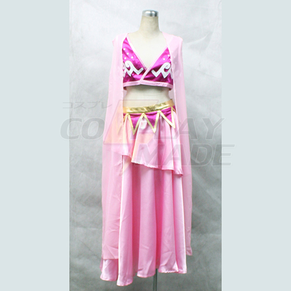 One Piece Nami Pink Lolita Cosplay Kostume Fastelavn