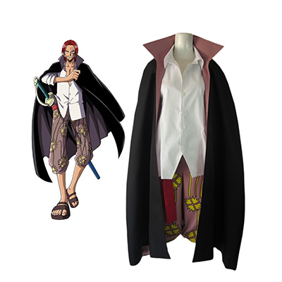 One Piece Red-Haired Shanks Two Years Late Cosplay Jelmez Karnevál