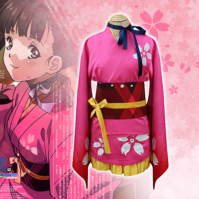 Kabaneri of the Iron Fortress Mumei Kimono Cosplay Kostyme Karneval