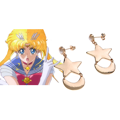 Sailor Moon Tsukino Usagi Ear-Ring Cosplay Kellékek Karnevál