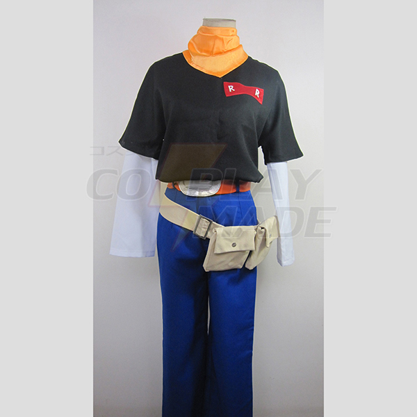 Dragon Ball Android 17 Cosplay Kostume Fastelavn
