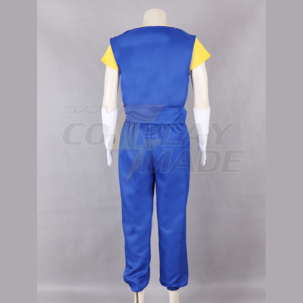 Dragon Ball Vegetto Fighting Uniform Cosplay Kostume Fastelavn
