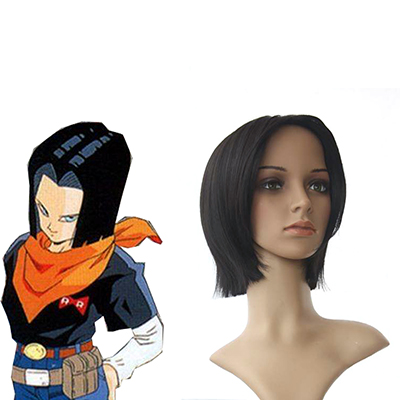 Dragon Ball Android 17 Cosplay Parrucca Carnevale