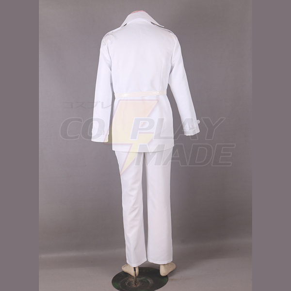 Blue Exorcist Mephisto Pheles White Uniforms Cosplay Kostume Fastelavn